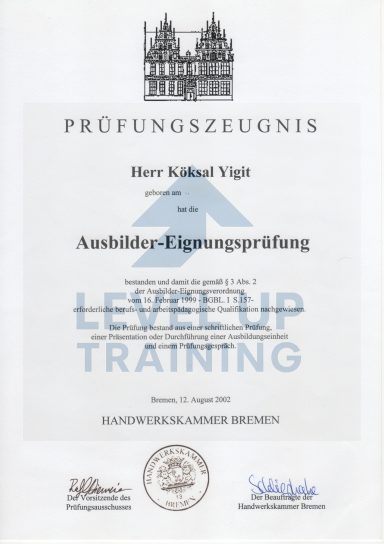 Ausbilderscheine